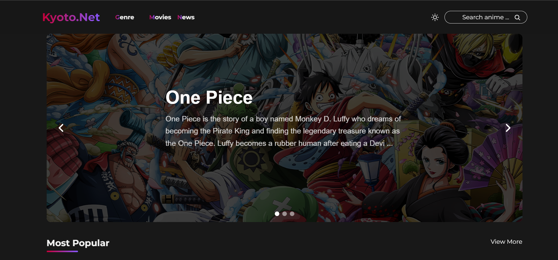 Kyoto.net Website Screenshot